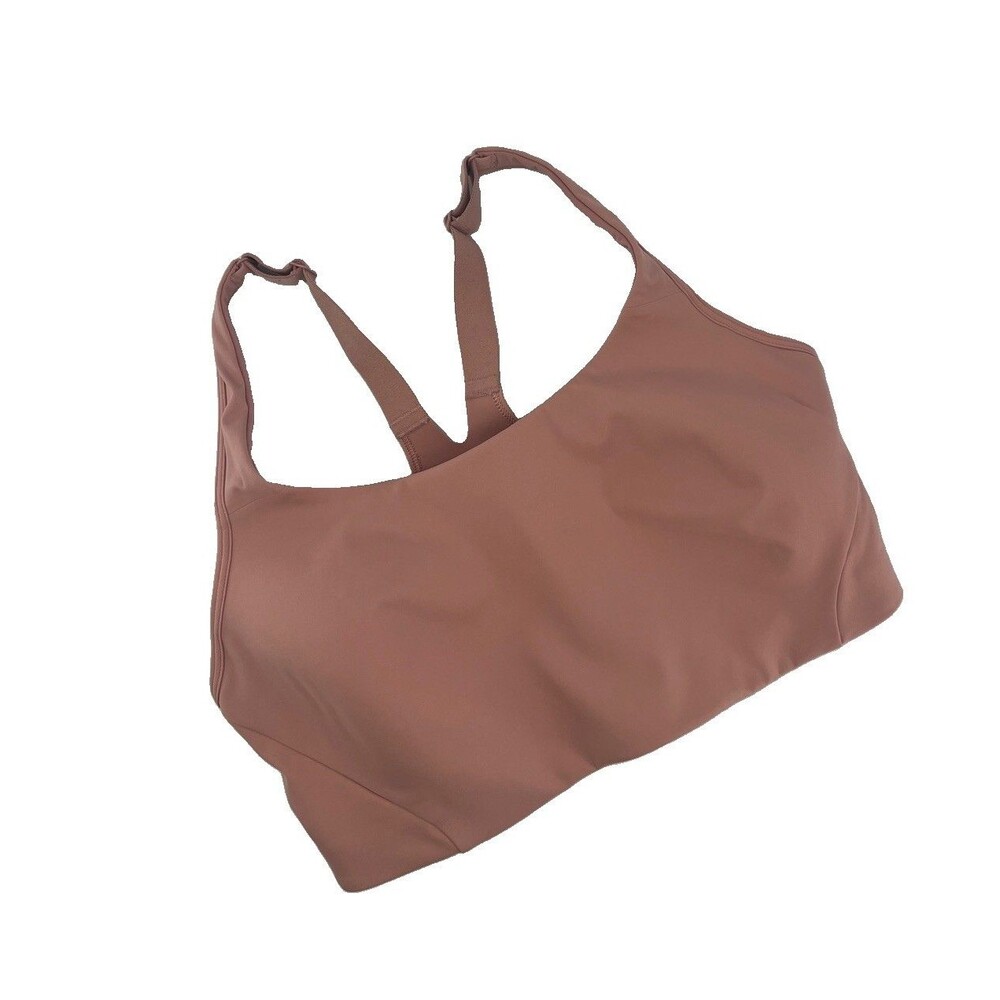 Lululemon All Powered Up Bra Medium Support Size 36DD Pink Pastel Wireless